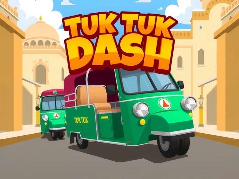 Tuk Tuk Dash India Game Banner